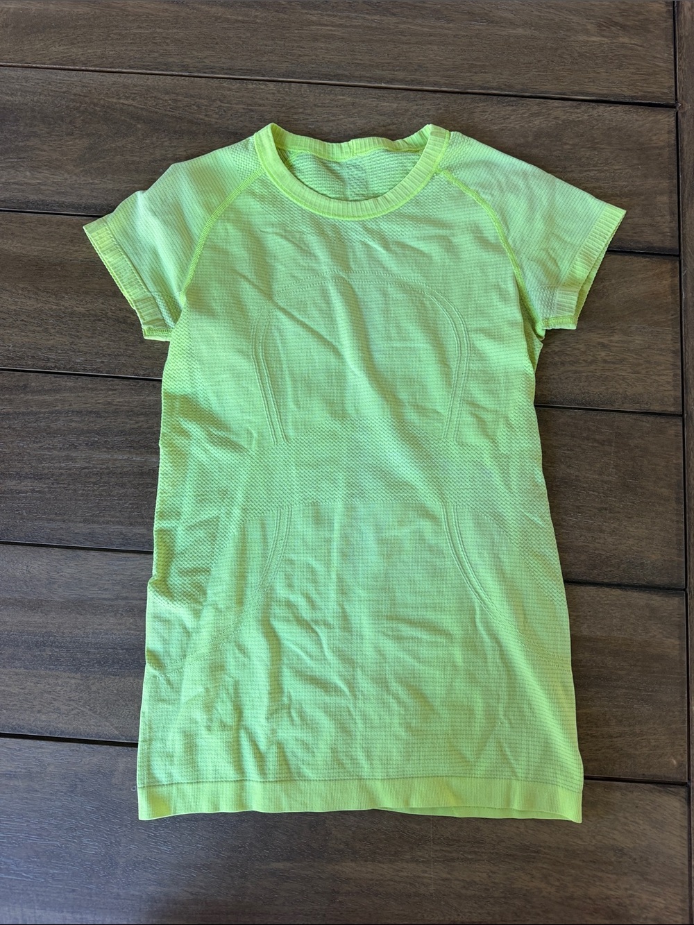 Neon Green Performance Tee Dress - Unbranded